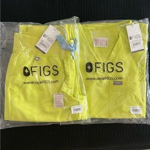 NWT Figs Catarina/Zamora Scrubs - Citrine - XS/XSP
